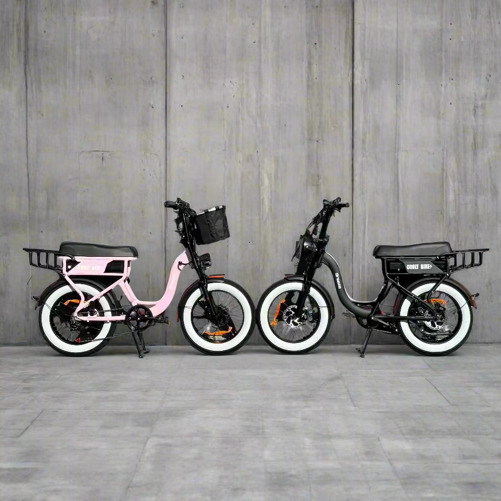 Cooly Breeze display electric Bike Cooly Bikes Australia Pink & Black Buy