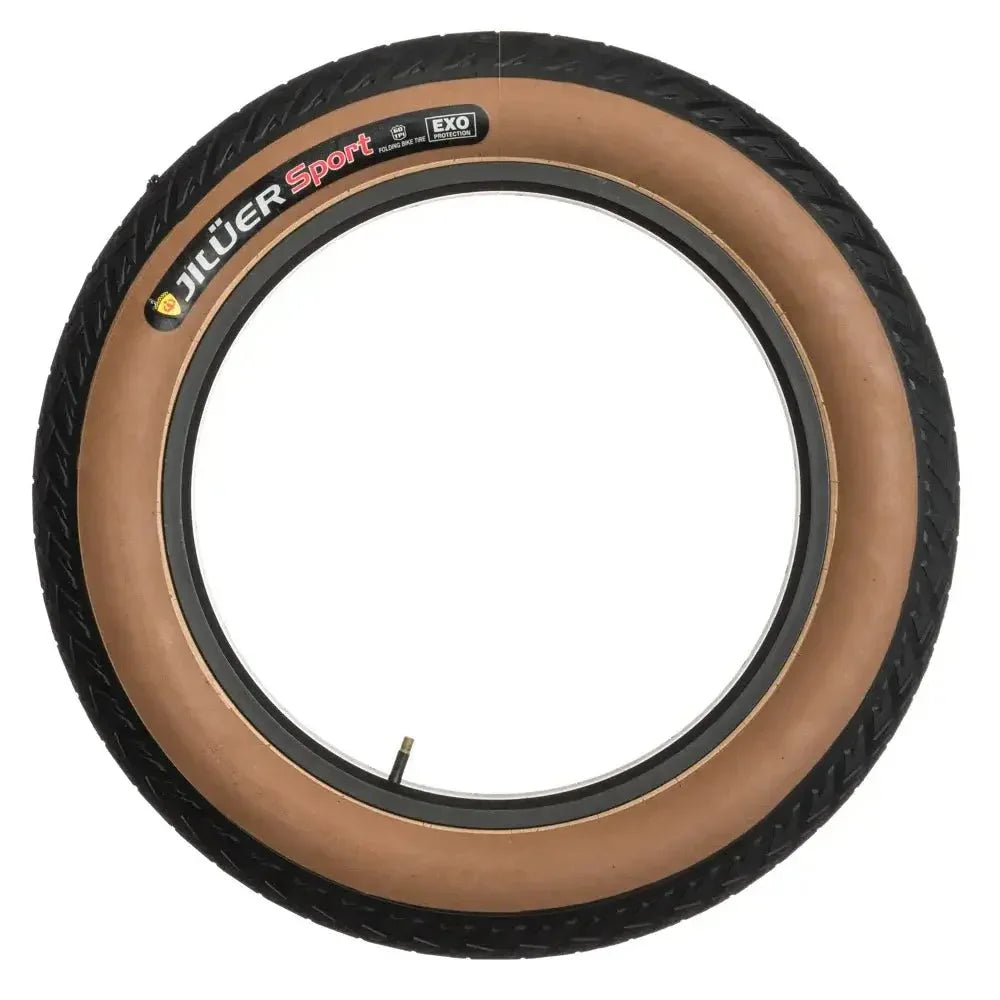 Brown Wall Road Tyre | Durable & Stylish for Electric Bikes - Cooly Bikes
