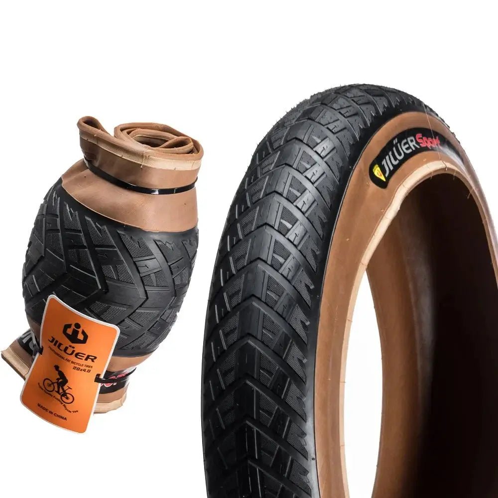 Brown Wall Road Tyre | Durable & Stylish for Electric Bikes - Cooly Bikes