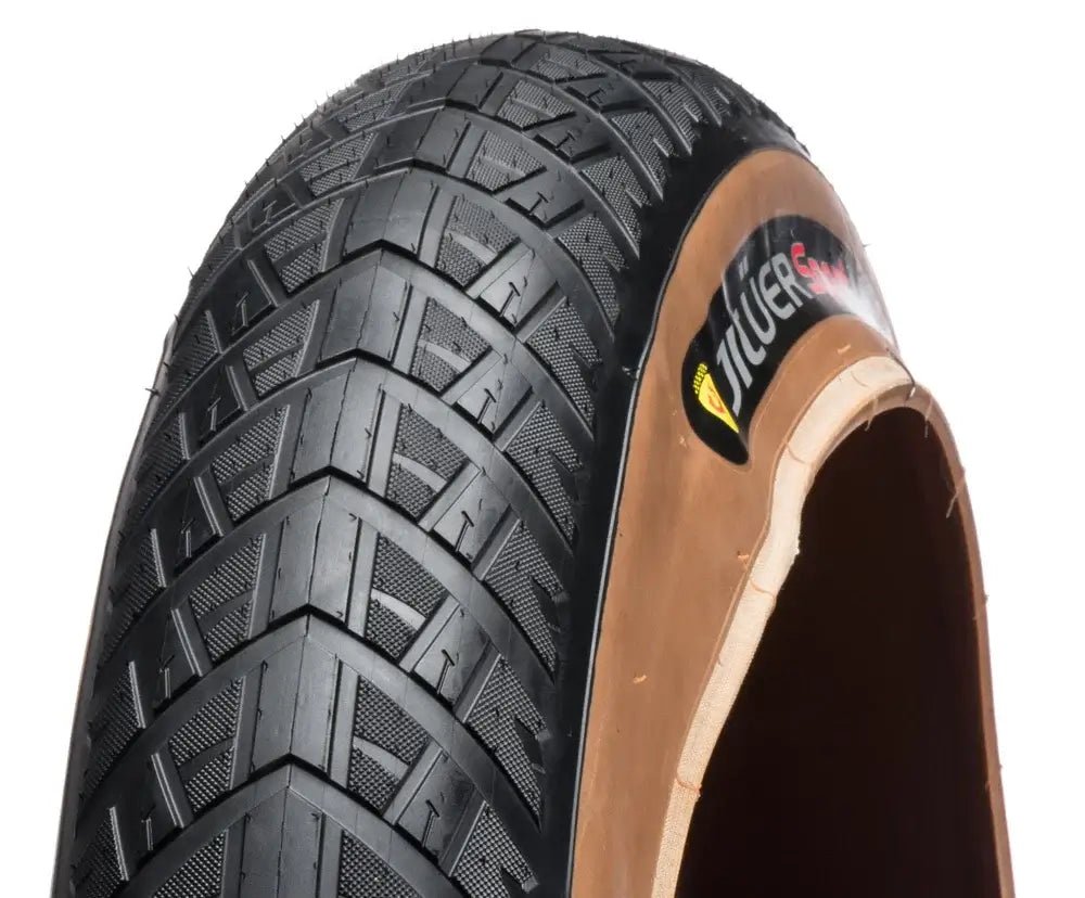 Brown Wall Road Tyre | Durable & Stylish for Electric Bikes - Cooly Bikes