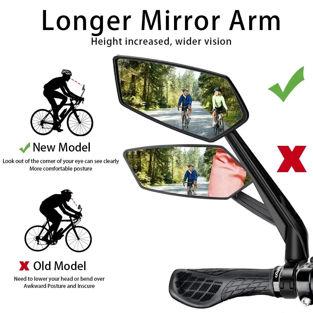 Cooly Bikes Electric Bike Side Mirrors – Ride Safer, Ride Smarter - Cooly Bikes