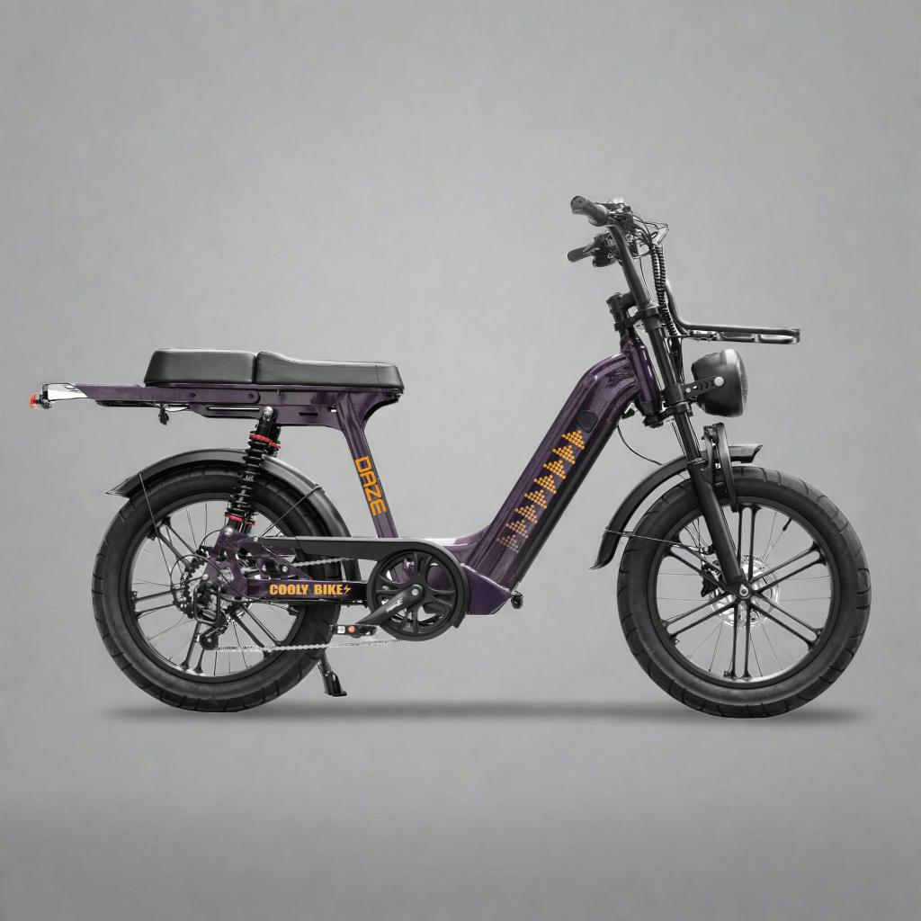 Cooly Daze Electric Bike - Premium Step Through E - Bike with Fat Tires - Cooly Bikes