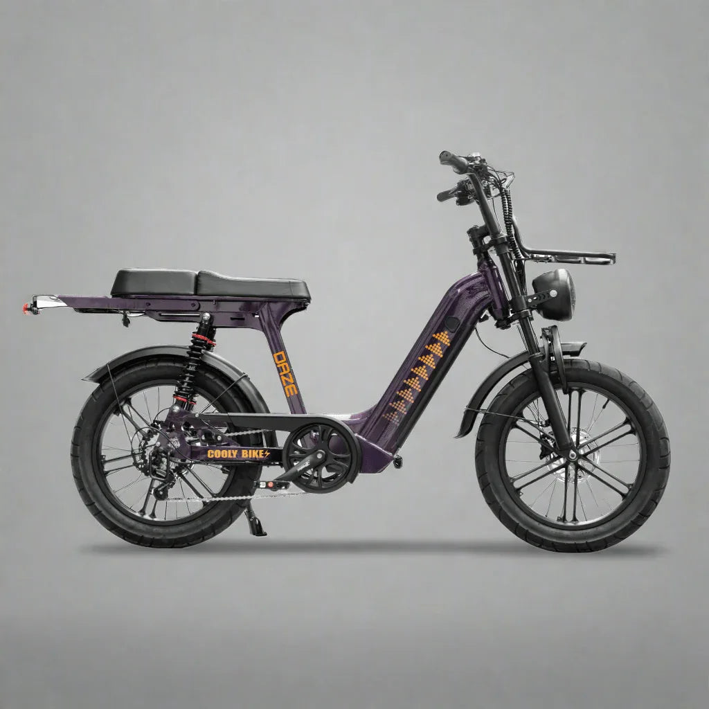 Cooly Daze Electric Bike - Premium Step Through eBike with Fat Tyres - Cooly Bikes