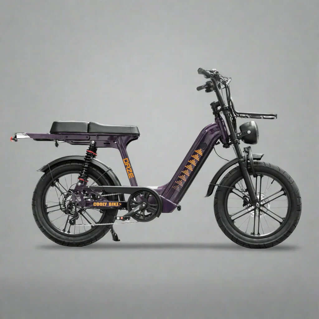 Cooly Daze Electric Bike - Premium Step Through eBike with Fat Tyres - Cooly Bikes