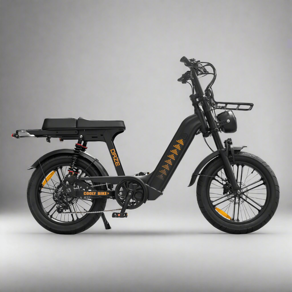 Cooly Daze Electric Bike - Premium Step Through E - Bike with Fat Tires - Cooly Bikes
