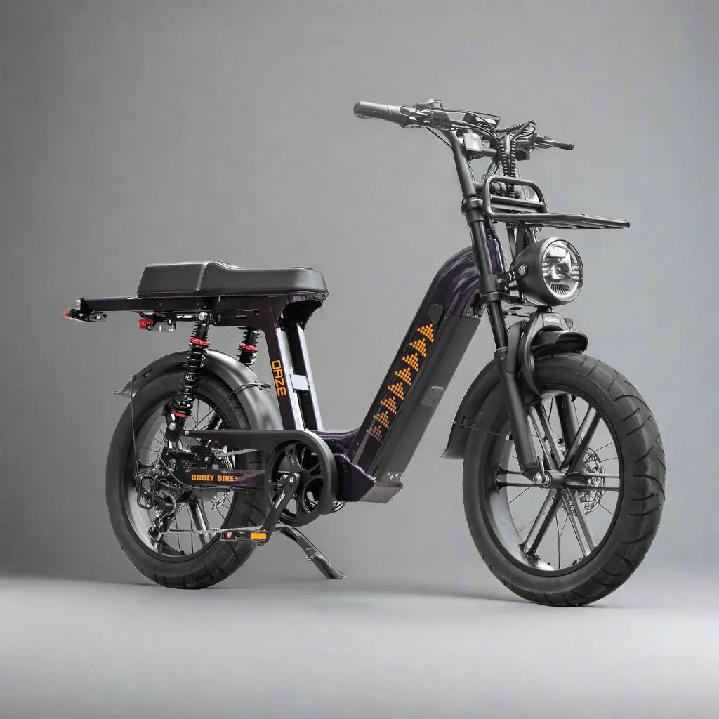 Cooly Daze Electric Bike - Premium Step Through eBike with Fat Tyres - Cooly Bikes