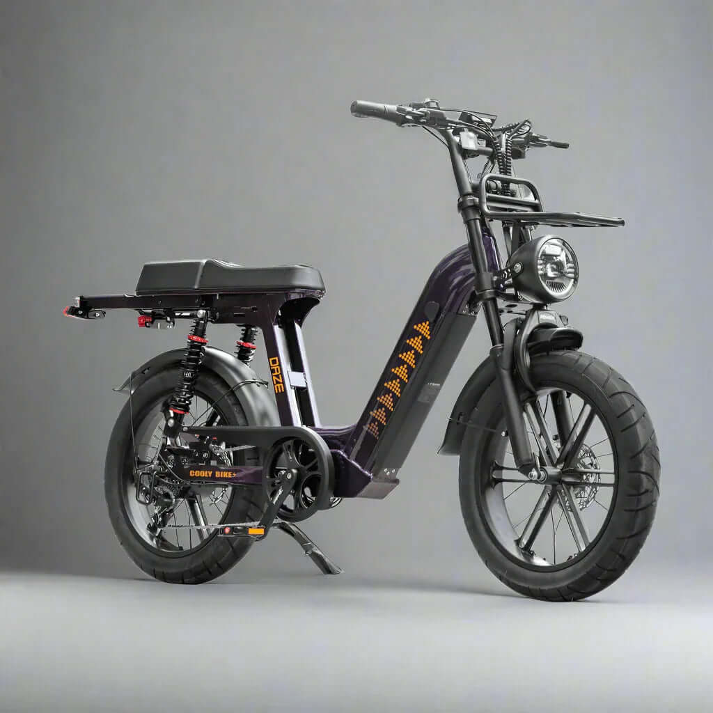 Cooly Daze Electric Bike - Premium Step Through eBike with Fat Tyres - Cooly Bikes