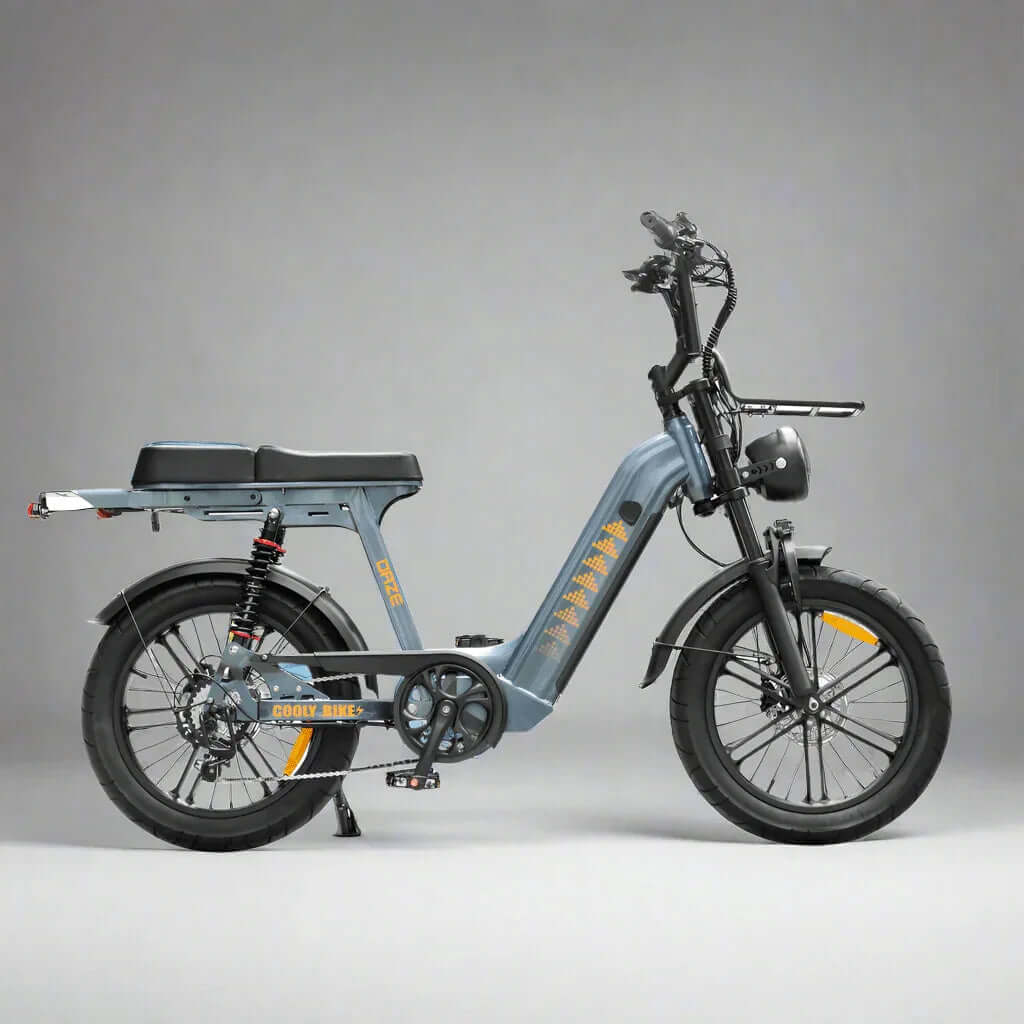 Cooly Daze Electric Bike - Premium Step Through eBike with Fat Tyres - Cooly Bikes
