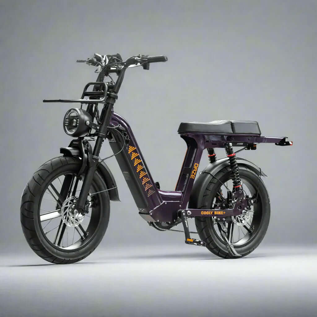 Cooly Daze Electric Bike - Premium Step Through eBike with Fat Tyres - Cooly Bikes