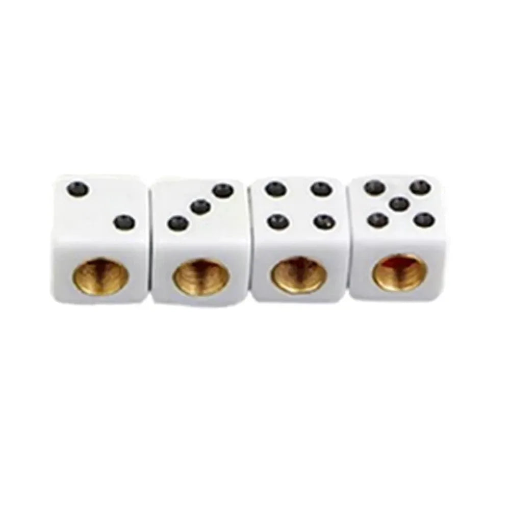 Dice Valve Cap Set | Durable & Stylish for All Electric Bikes - Cooly Bikes