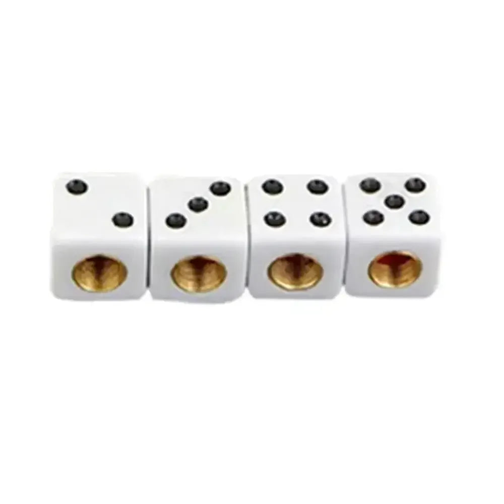Dice Valve Cap Set | Durable & Stylish for All Electric Bikes - Cooly Bikes