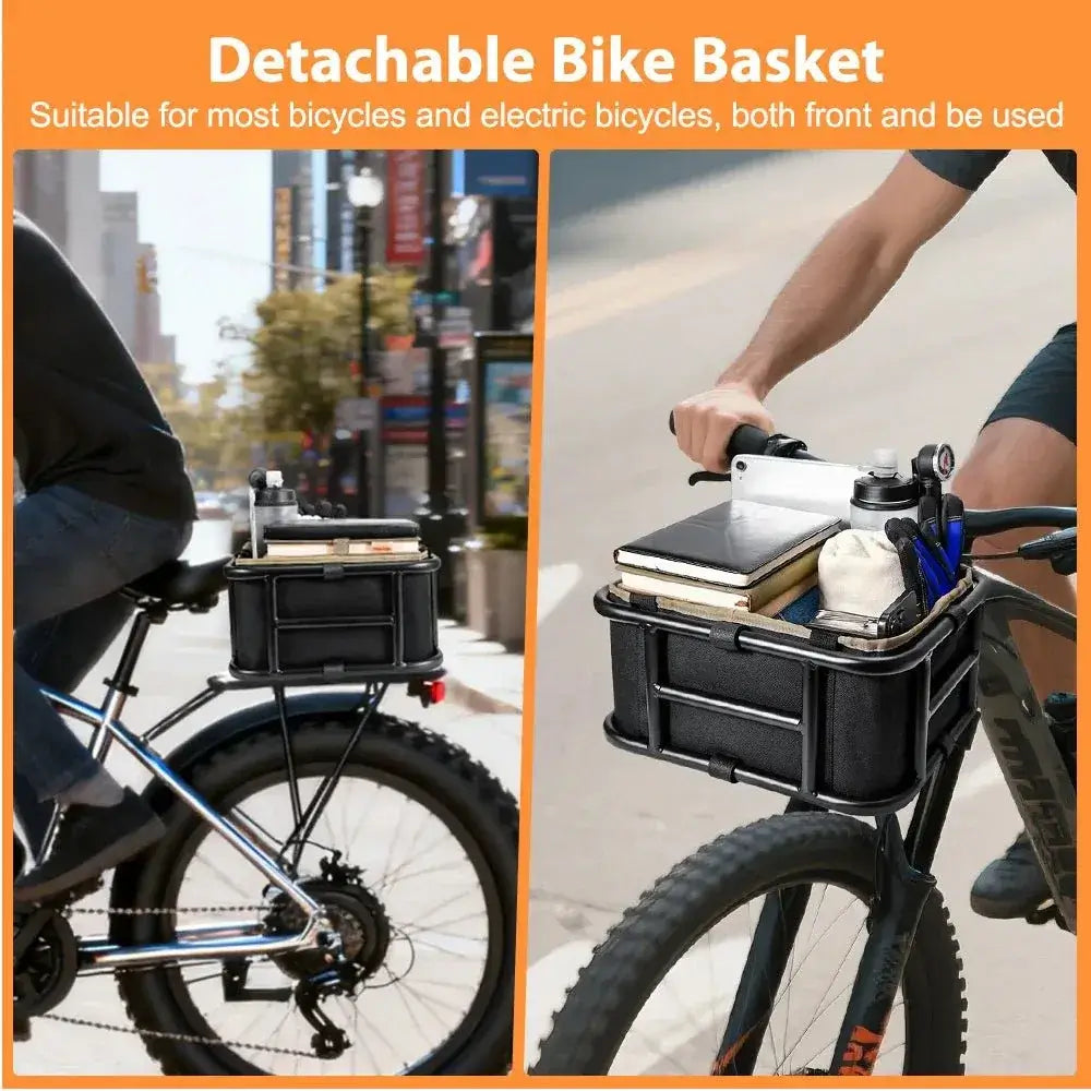 E-Bike Cooly Cargo Pro - Premium E-Bike Front/Rear Rack Basket - Cooly Bikes