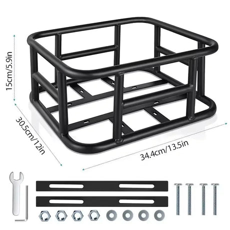 E - Bike Cooly Cargo Pro - Premium E - Bike Front/Rear Rack Basket - Cooly Bikes