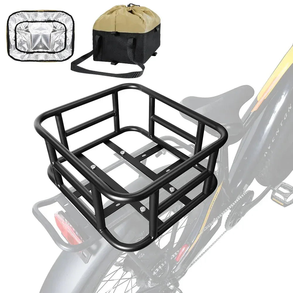 E-Bike Cooly Cargo Pro - Premium E-Bike Front/Rear Rack Basket - Cooly Bikes
