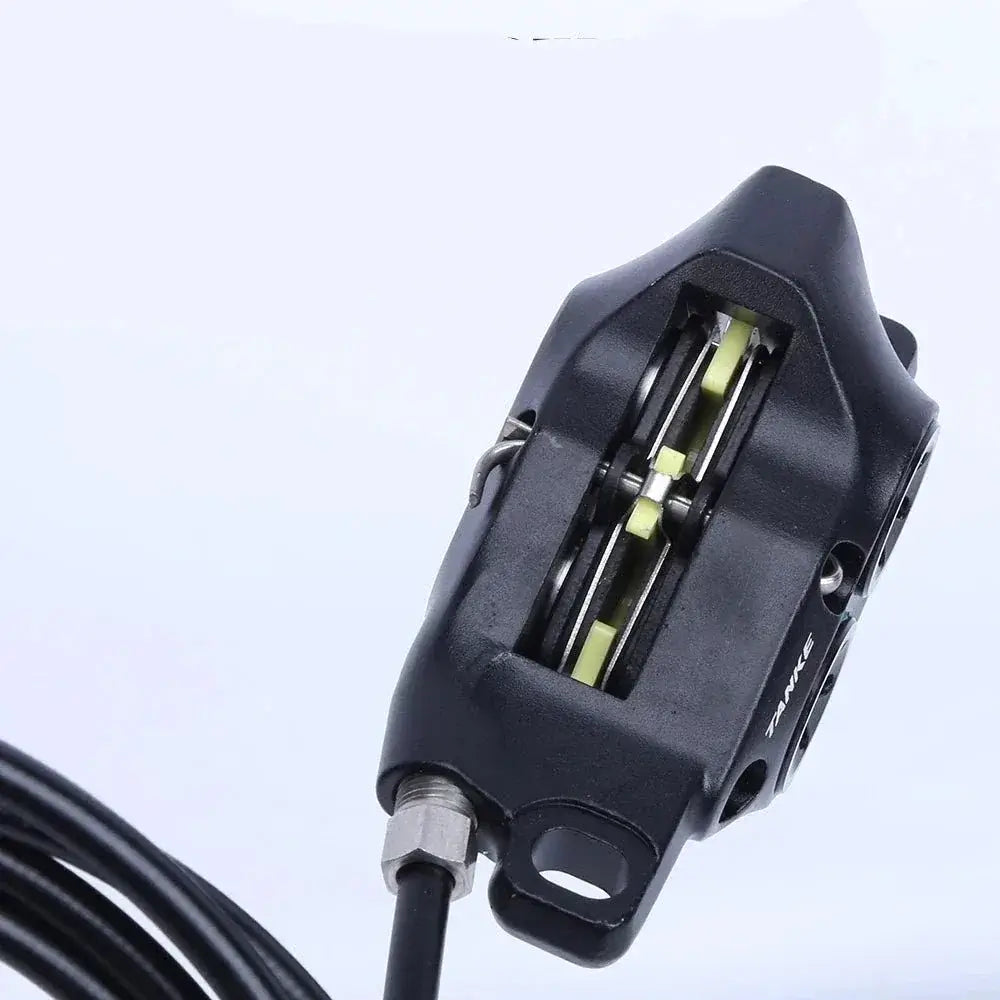 Electric Bike Hydraulic Brakes | Four-Piston Power & Sleek Design - Cooly Bikes