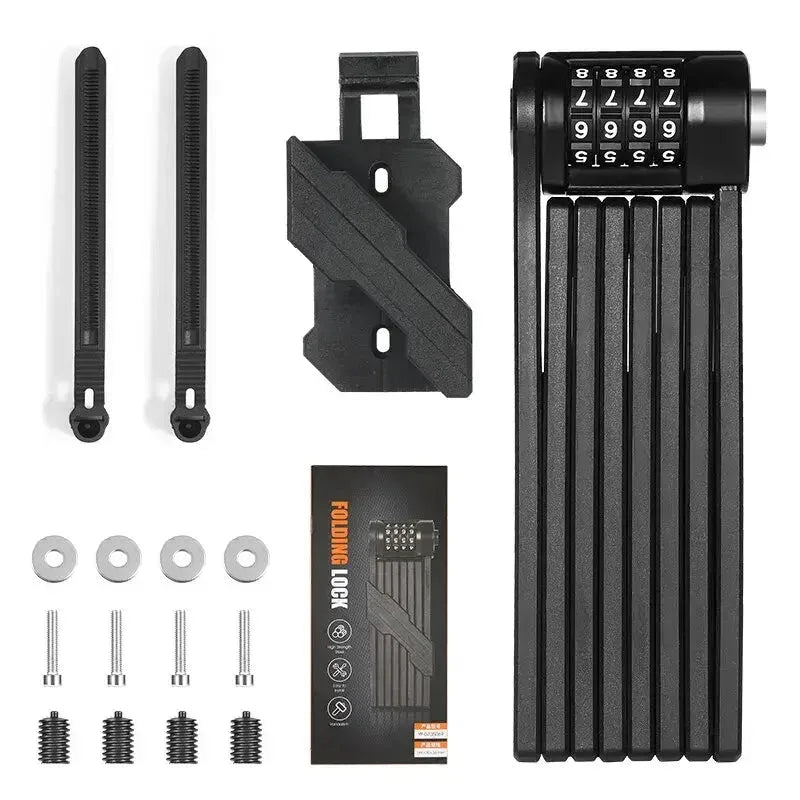 Folding Lock | Heavy-Duty Anti-Theft for E-Bikes - Cooly Bikes