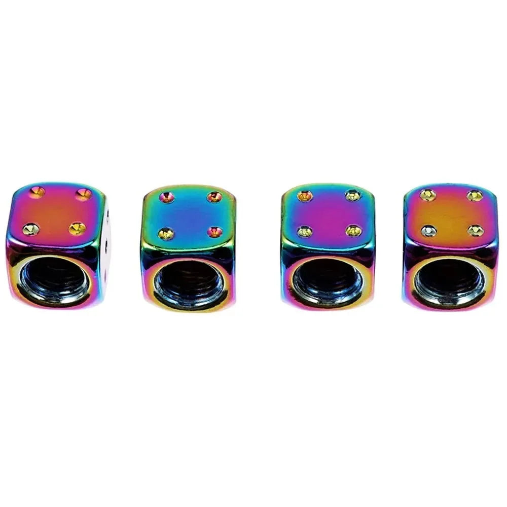 Oil Slick Tyre Valve Caps | Stylish & Durable for Electric Bikes - Cooly Bikes