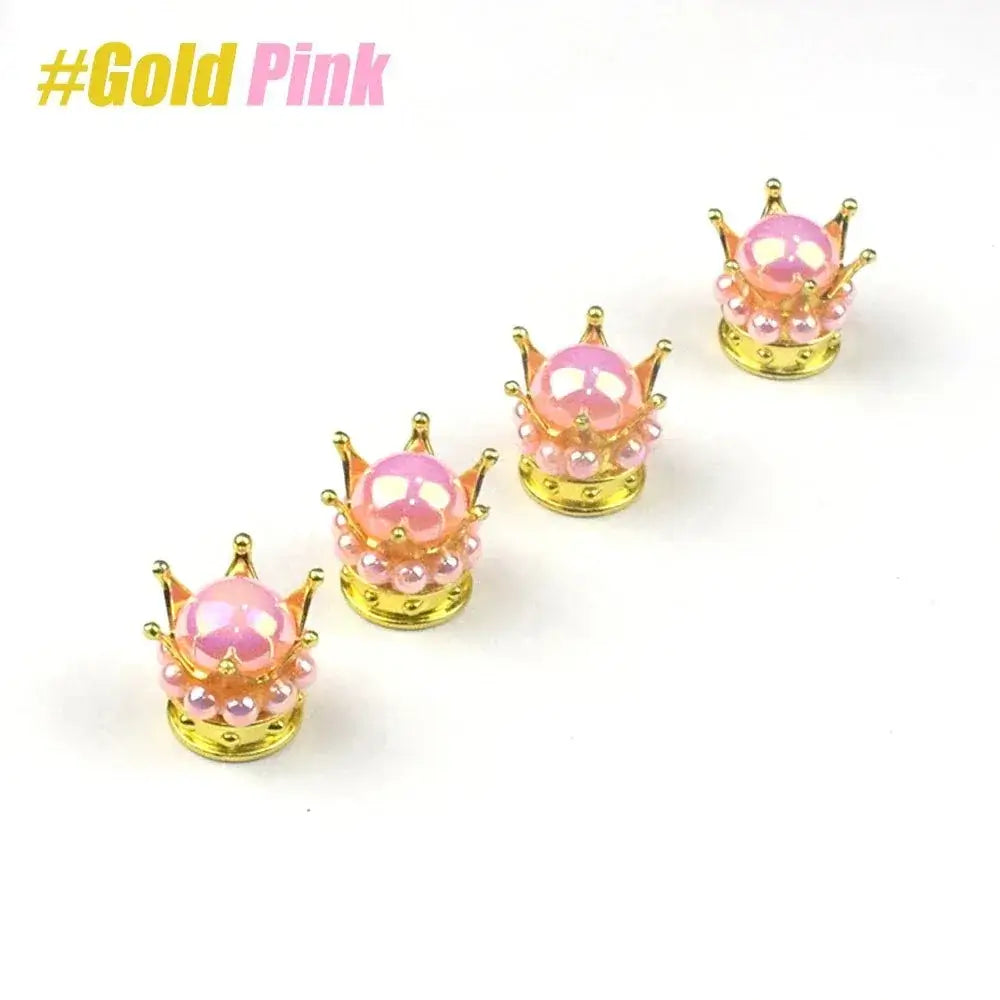 Regal Crown Tyre Valve Caps | Stylish & Durable for Any Bike - Cooly Bikes