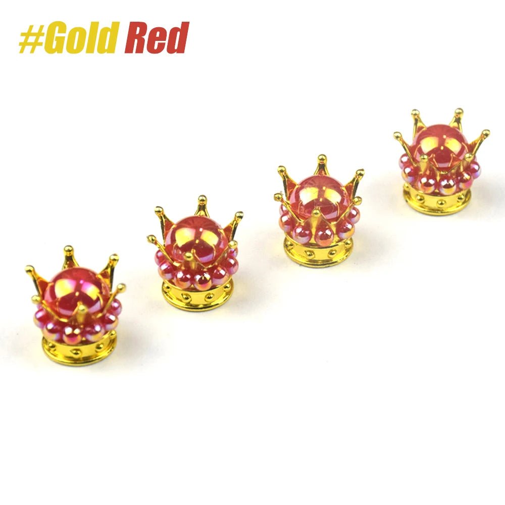 Regal Crown Tyre Valve Caps | Stylish & Durable for Any Bike - Cooly Bikes