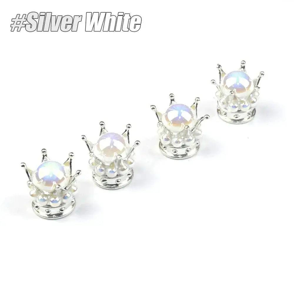 Regal Crown Tyre Valve Caps | Stylish & Durable for Any Bike - Cooly Bikes