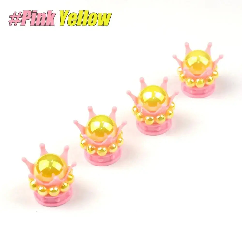 Regal Crown Tyre Valve Caps | Stylish & Durable for Any Bike - Cooly Bikes