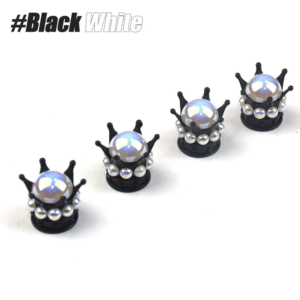 Regal Crown Tyre Valve Caps | Stylish & Durable for Any Bike - Cooly Bikes