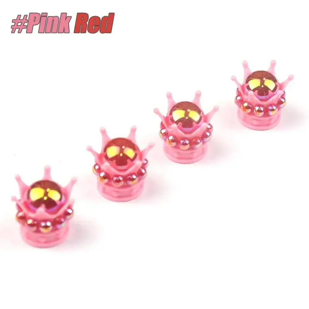 Regal Crown Tyre Valve Caps | Stylish & Durable for Any Bike - Cooly Bikes