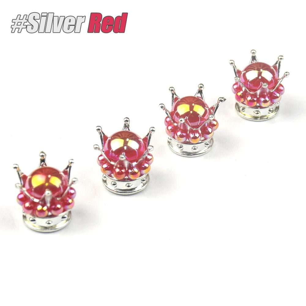 Regal Crown Tyre Valve Caps | Stylish & Durable for Any Bike - Cooly Bikes