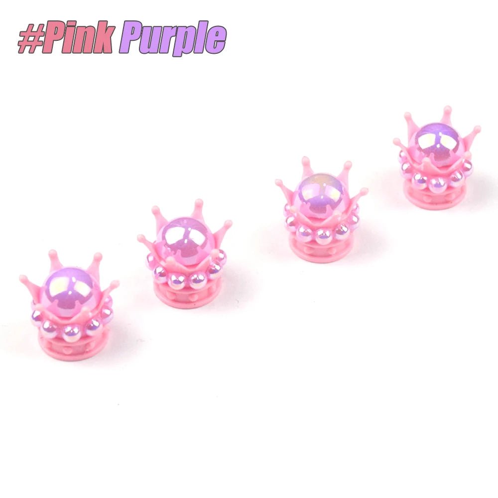 Regal Crown Tyre Valve Caps | Stylish & Durable for Any Bike - Cooly Bikes