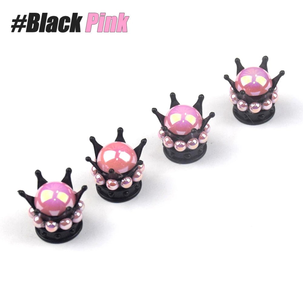 Regal Crown Tyre Valve Caps | Stylish & Durable for Any Bike - Cooly Bikes