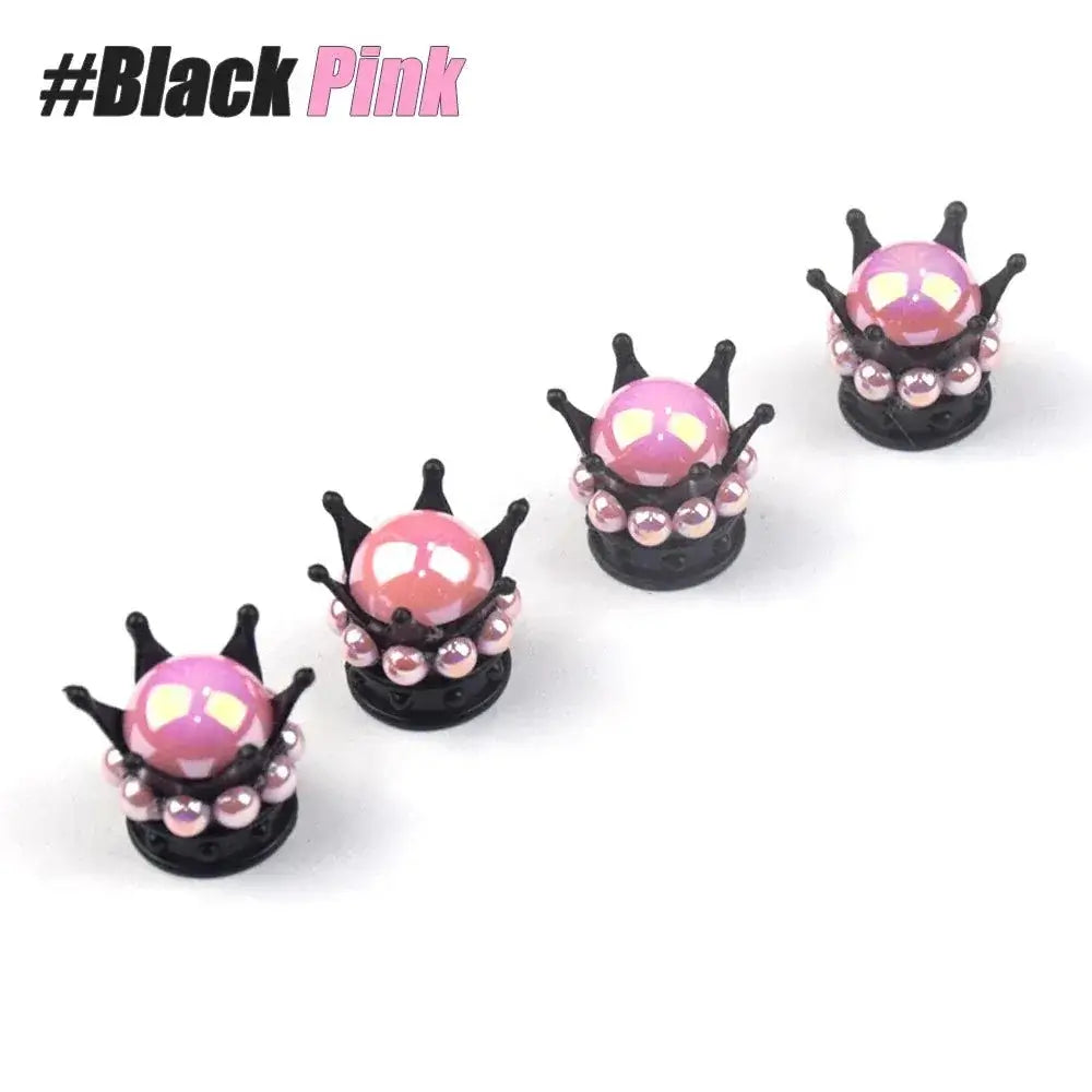 Regal Crown Tyre Valve Caps | Stylish & Durable for Any Bike - Cooly Bikes