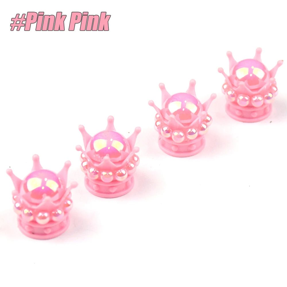 Regal Crown Tyre Valve Caps | Stylish & Durable for Any Bike - Cooly Bikes