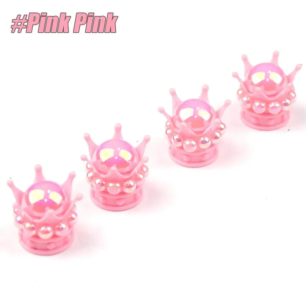 Regal Crown Tyre Valve Caps | Stylish & Durable for Any Bike - Cooly Bikes