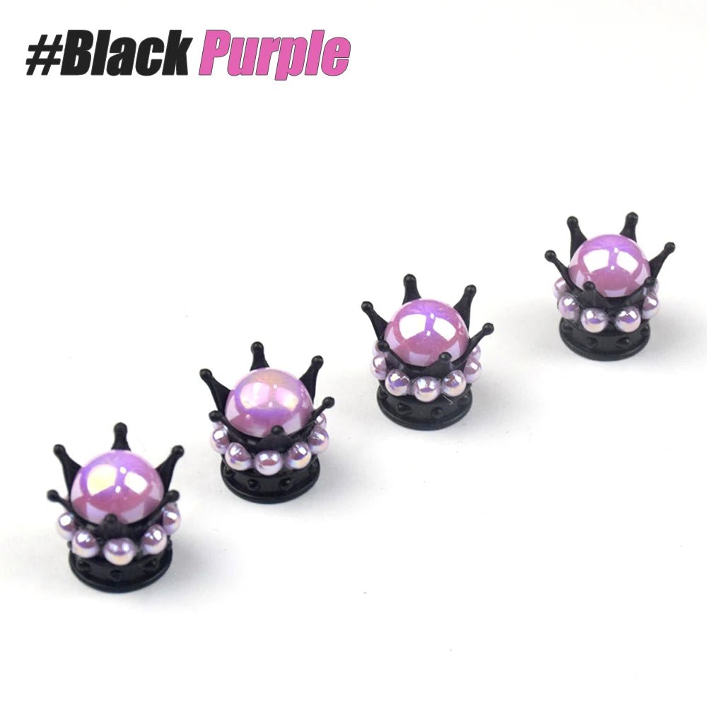 Regal Crown Tyre Valve Caps | Stylish & Durable for Any Bike - Cooly Bikes