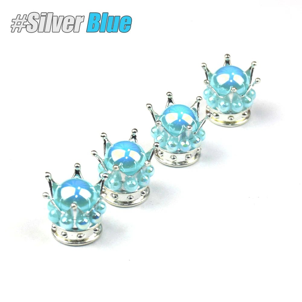 Regal Crown Tyre Valve Caps | Stylish & Durable for Any Bike - Cooly Bikes