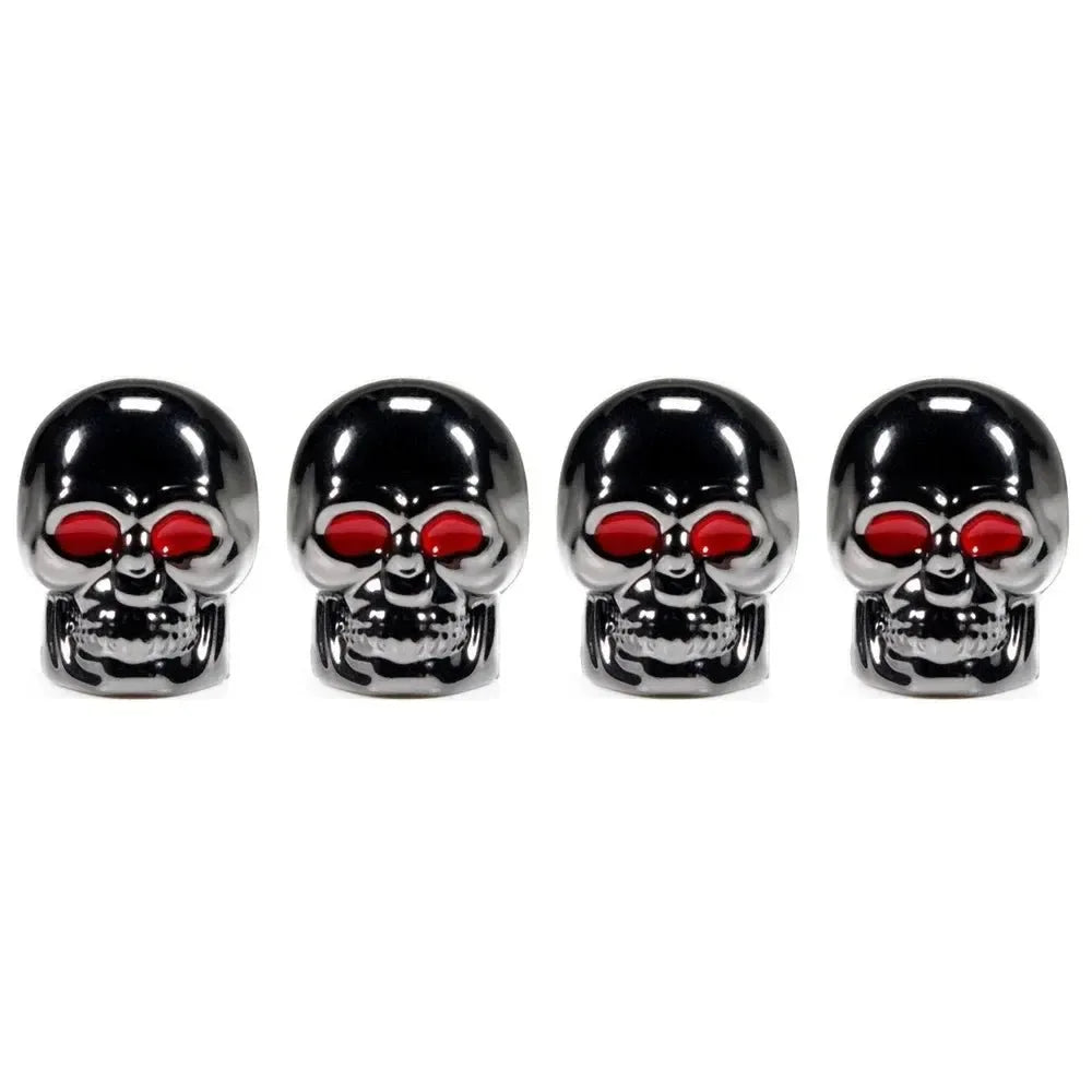 Skull Style Tyre Valve Caps - Cooly Bikes