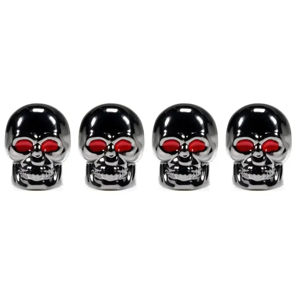 Skull Style Tyre Valve Caps - Cooly Bikes