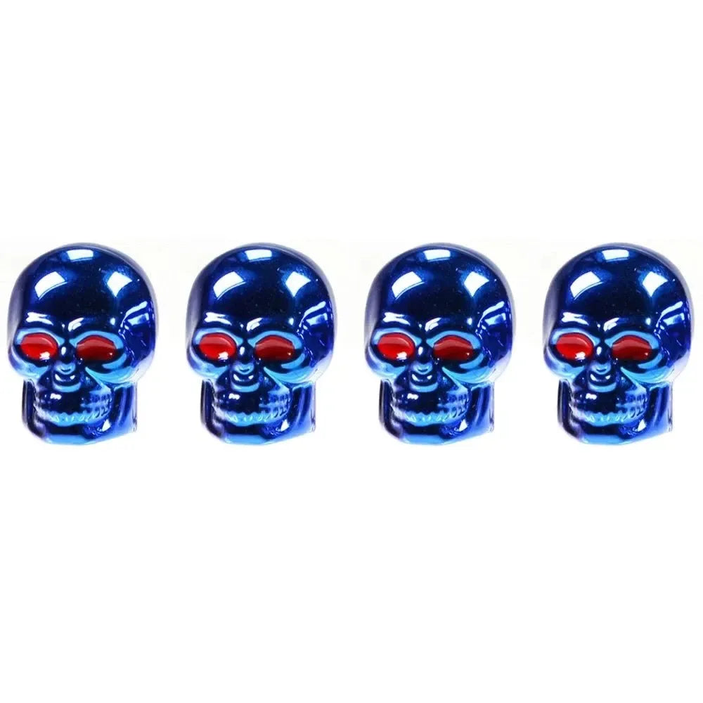 Skull Style Tyre Valve Caps - Cooly Bikes