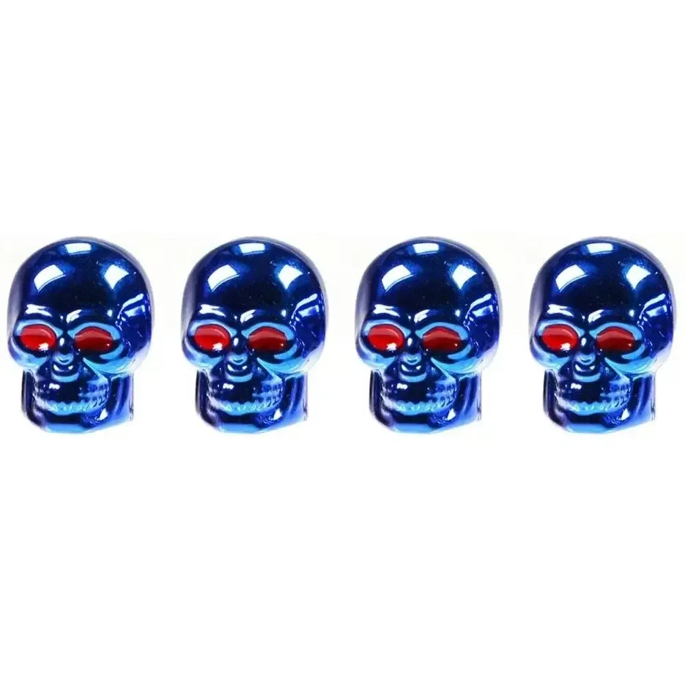 Skull Style Tyre Valve Caps - Cooly Bikes