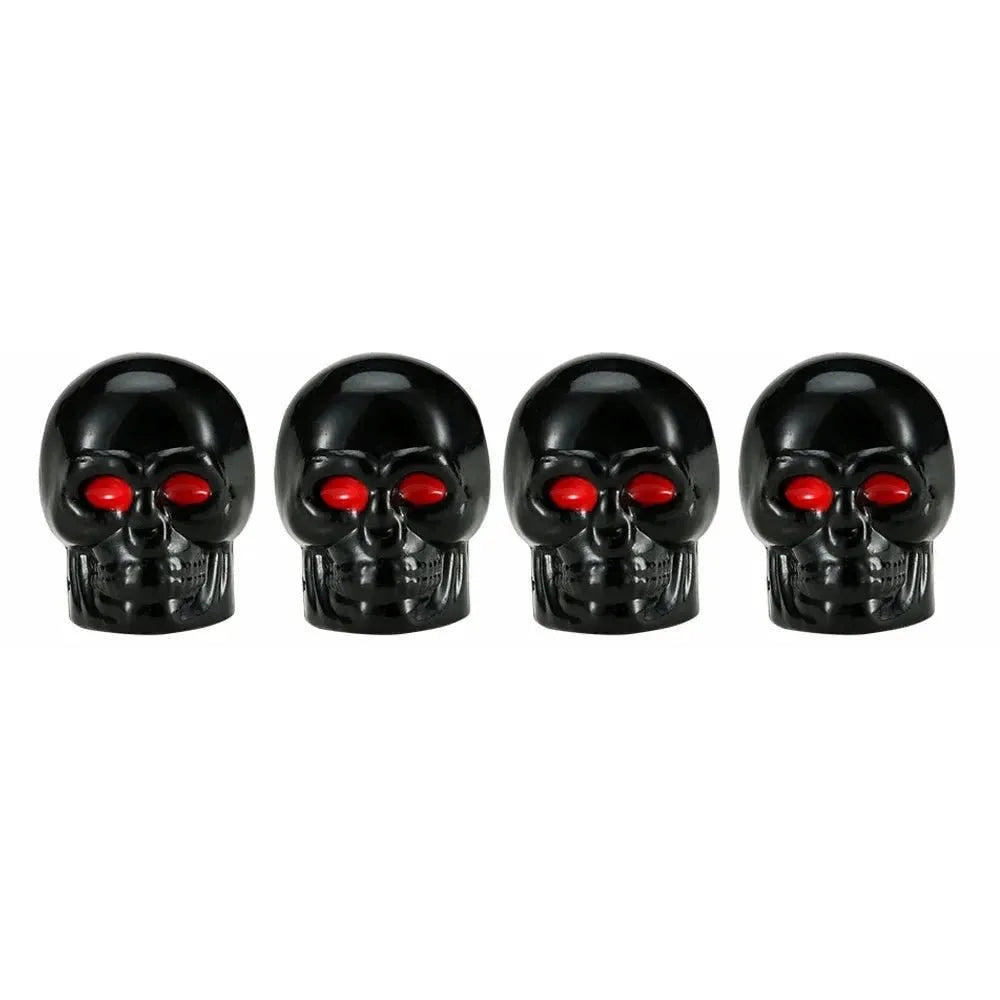 Skull Style Tyre Valve Caps - Cooly Bikes