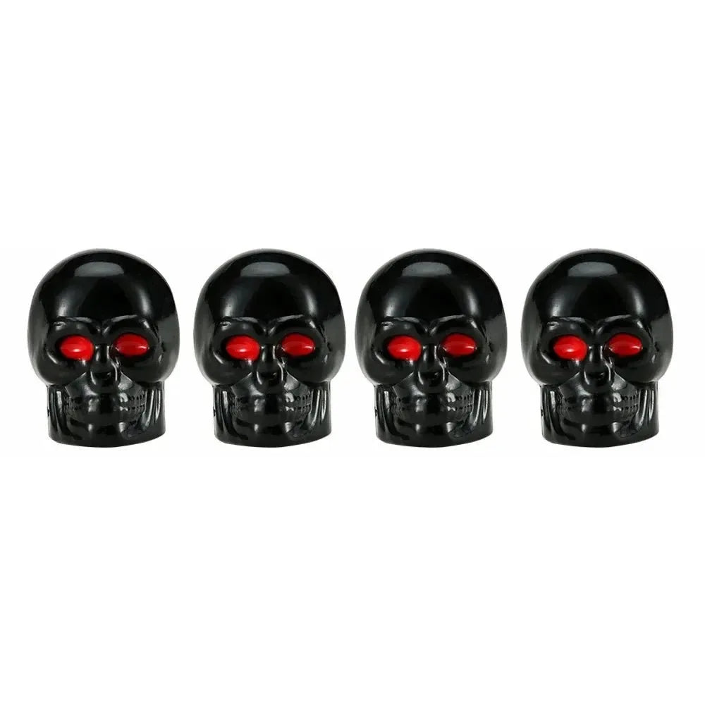 Skull Style Tyre Valve Caps - Cooly Bikes