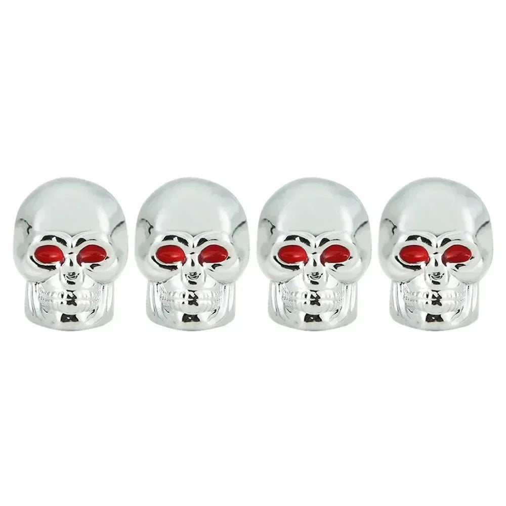 Skull Style Tyre Valve Caps - Cooly Bikes