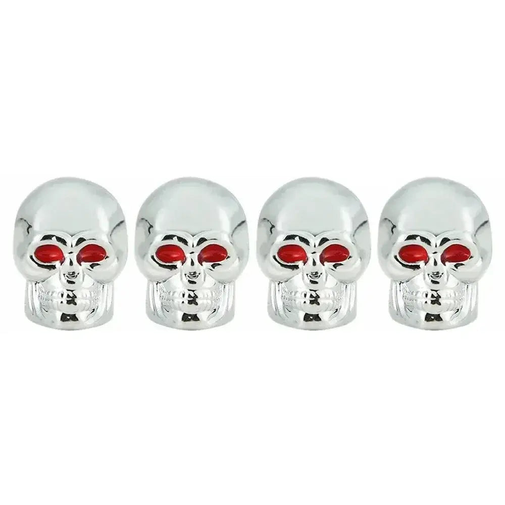 Skull Style Tyre Valve Caps - Cooly Bikes