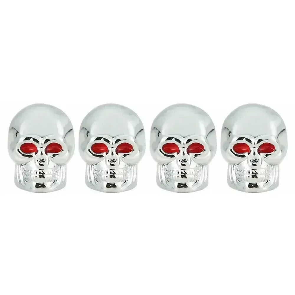 Skull Style Tyre Valve Caps - Cooly Bikes
