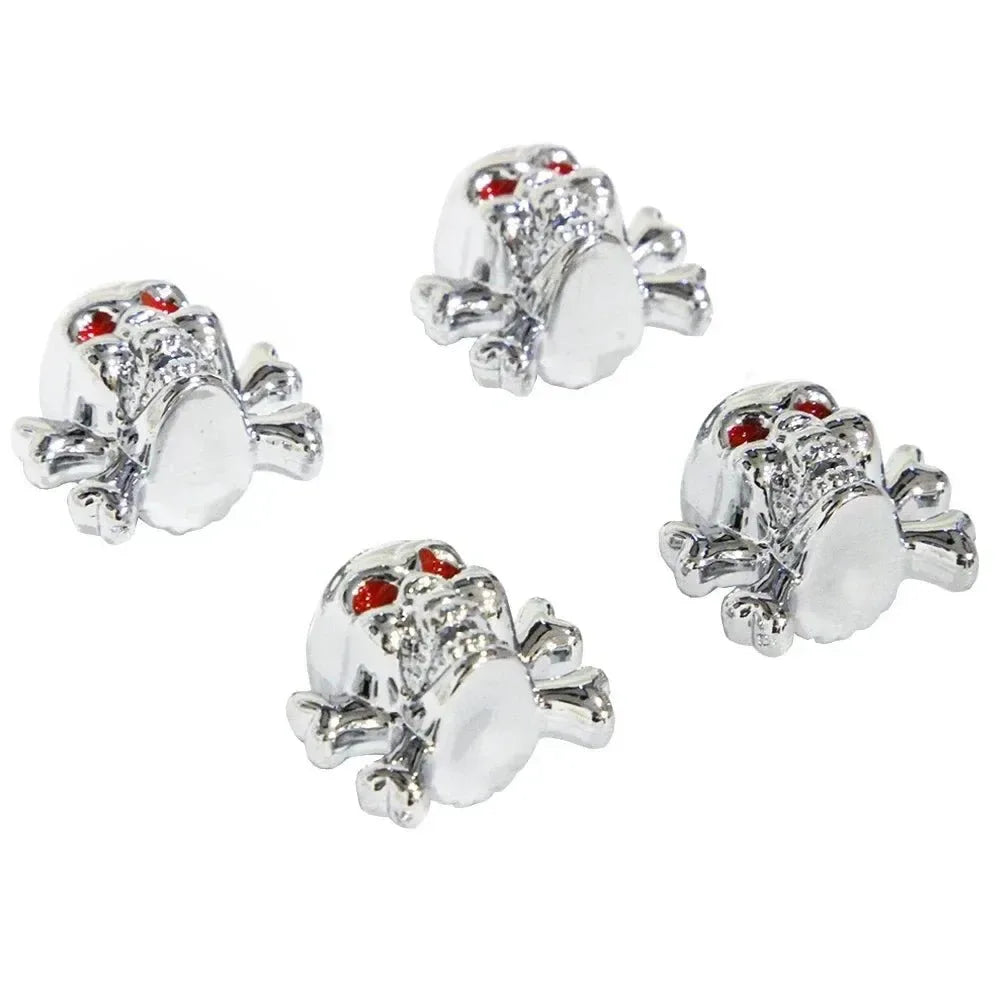 Skull Style Tyre Valve Caps - Cooly Bikes