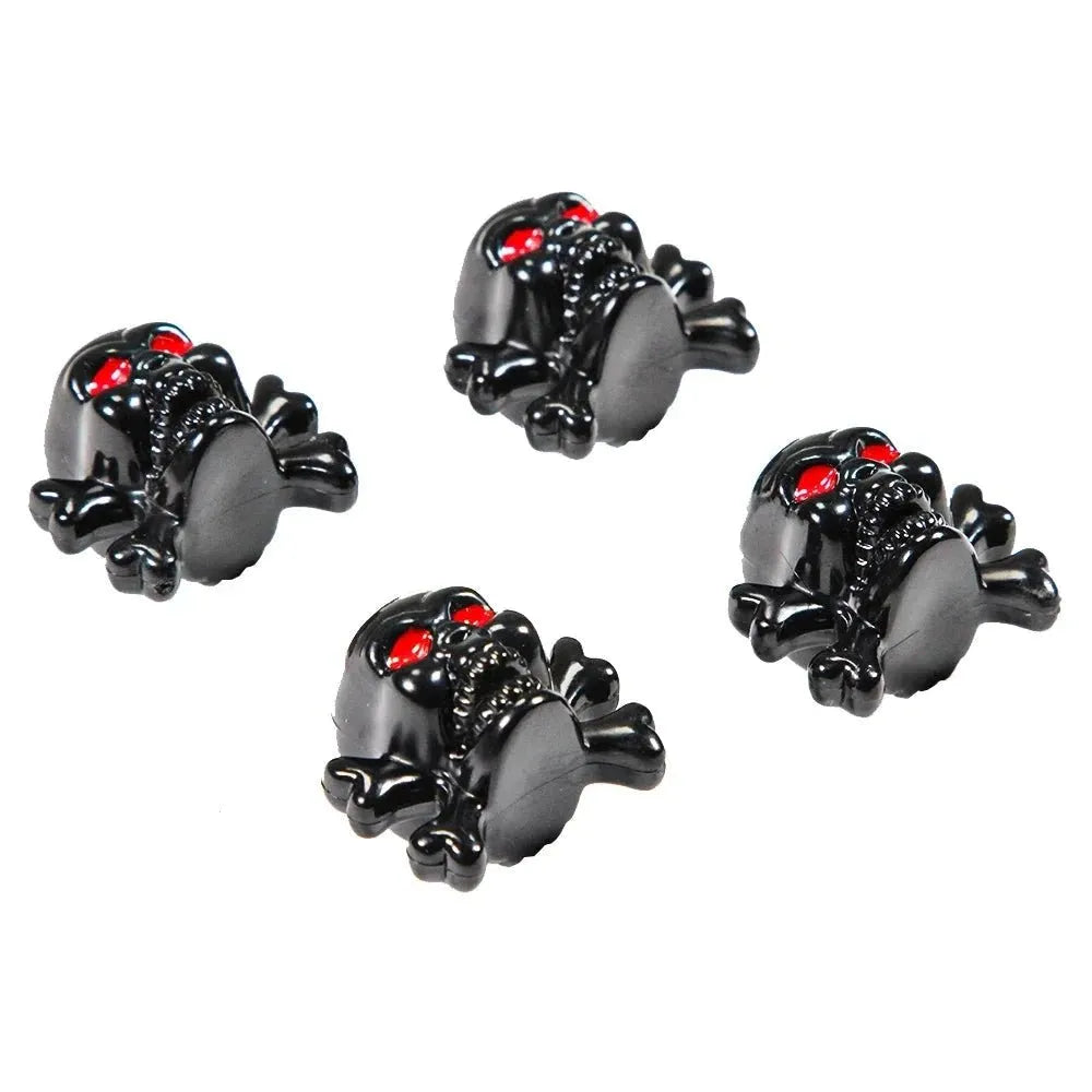 Skull Style Tyre Valve Caps - Cooly Bikes