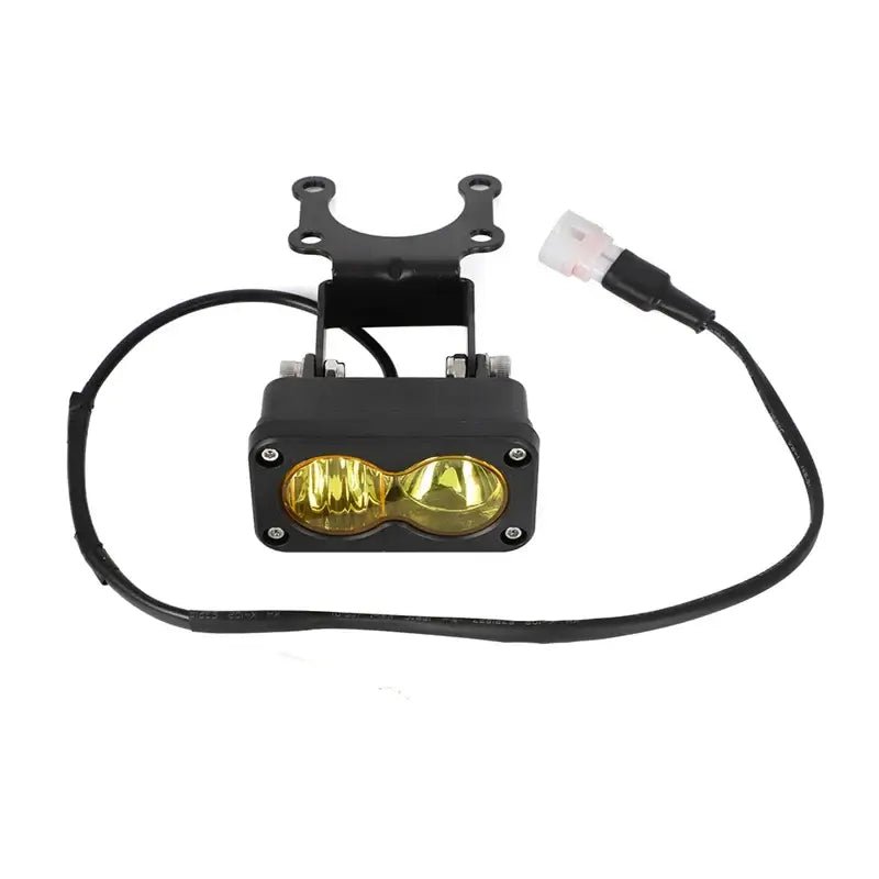 Yellow Spot Flood LED Pod Combo Kit - Plug & Play - Cooly Bikes