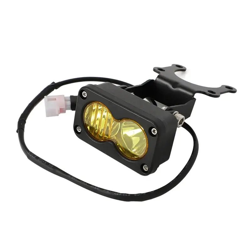 Yellow Spot Flood LED Pod Combo Kit - Plug & Play - Cooly Bikes
