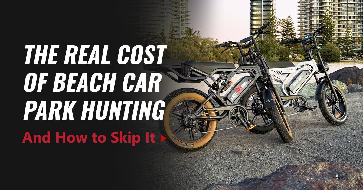 The Real Cost of Beach Car Park Hunting (And How to Skip It) - Cooly Bikes