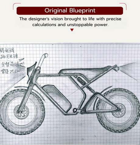 Blue Print electric bike Cooly Bikes